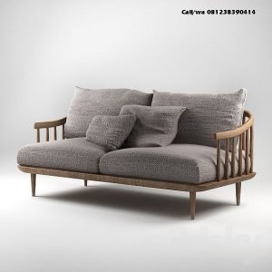 Kursi Sofa Tamu Kayu Jati Solid