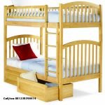 Tempat Tidur Tingkat Anak Natural Jati