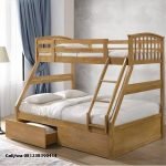 Tempat Tidur Tingkat Modern Model Miring