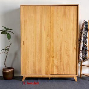 Lemari Pakaian Minimalis Pintu Sliding