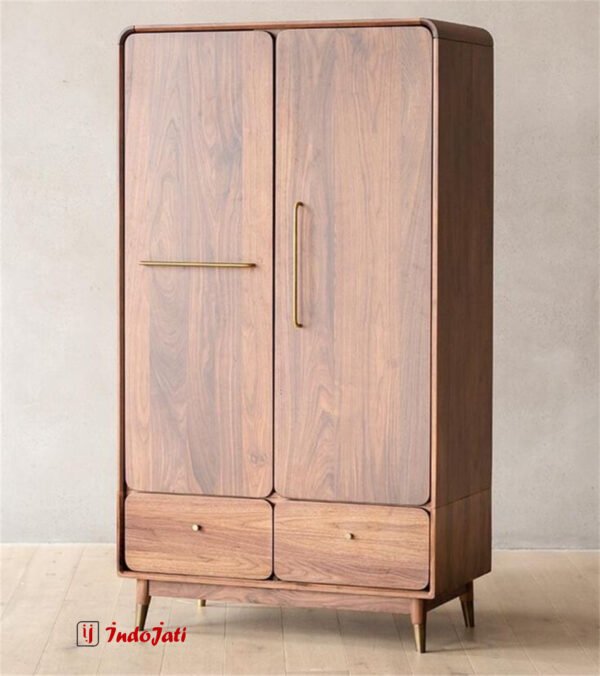 Lemari Pakaian Retro Kayu Jati Jepara