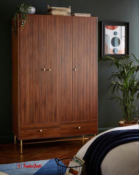 Lemari pakaian Minimalis Pintu salur1