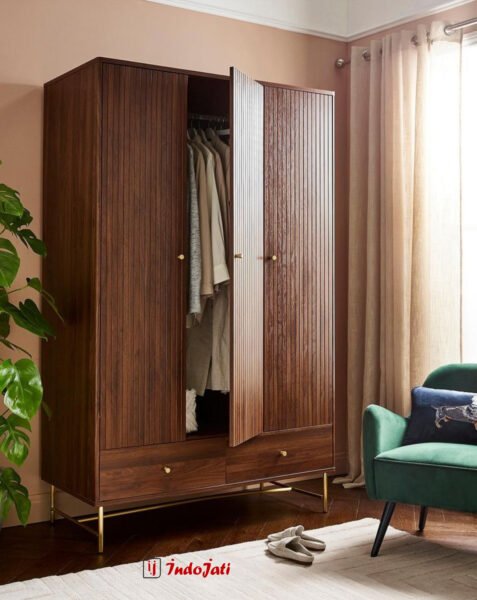 Lemari pakaian Minimalis Pintu salur2