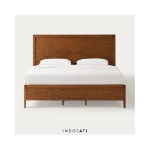 Tempat Tidur Minimalis Simple Kayu Jati1