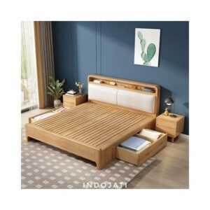 Jual Tempat Tidur Japandi Headboard Jok